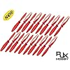RJX-65mm-CWCCW-2-Blade-1mm-Hole-size-Propellers-for-85201020-Red-10-Pairs