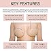 No Nip NippleCovers 1 Adhesive and 1 Self Adhesive, Broad Nude, Size One Size