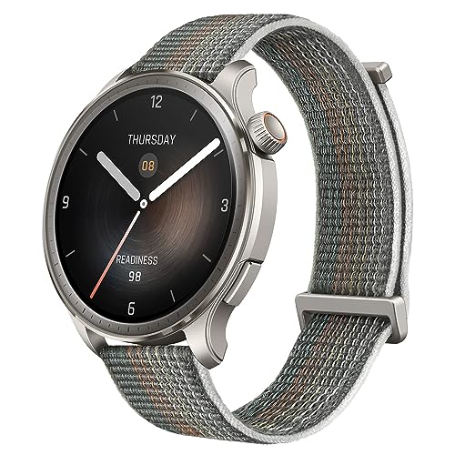 Amazfit Balance 46 mm Smart Watch, kontaktlose NFC-Zahlung, KI-Fitnesstrainer, 14 Tage Akkulaufzeit, Schlaf- und Gesundheitsüberwachung, GPS, 150 Spor
