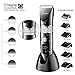 Hatteker Hair Trimmer Pro Hair Clippers for Men Haircut Beard Trimmer Hair Cutting Kit Cordless USB Rechargeable Waterproof LED Display