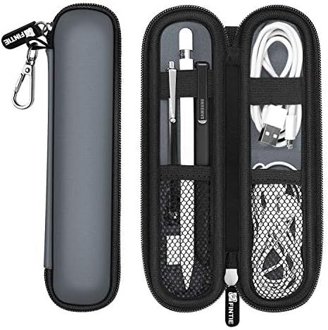 Fintie Apple Pencil ケース バッグ 収納ケース 柔らかいネオプレン製 紛失防止ポケット ゴムバンド固定 Ipad Pro 9 7 11 12 9 10 5 第6世代 用 収納 保護ケース グレー