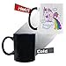 InterestPrint Funny Unicorn Rainbow Horse Animal Morphing Mug Heat Sensitive Color Changing Coffee Mug Cup, Unique Funny Birthday Mug for Men Women Him Her Mom Dad