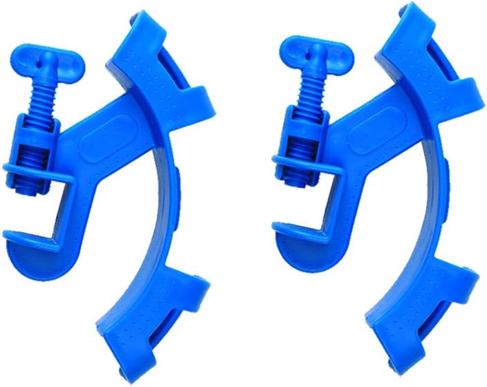 POPETPOP Fish Tank Aquarium Water Hose Holder Clamp Mounting Clip Hose Tube Multi-Function Adjustable 2pcs