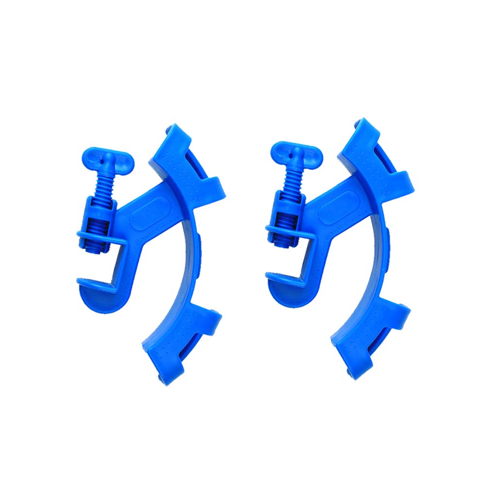 POPETPOP Fish Tank Aquarium Water Hose Holder Clamp Mounting Clip Hose Tube Multi-Function Adjustable 2pcs