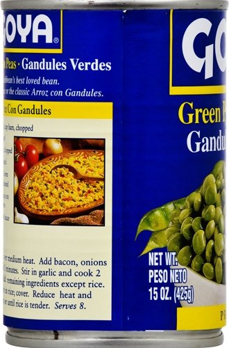 Goya Green Pigeon Peas, 15 oz - Image 2