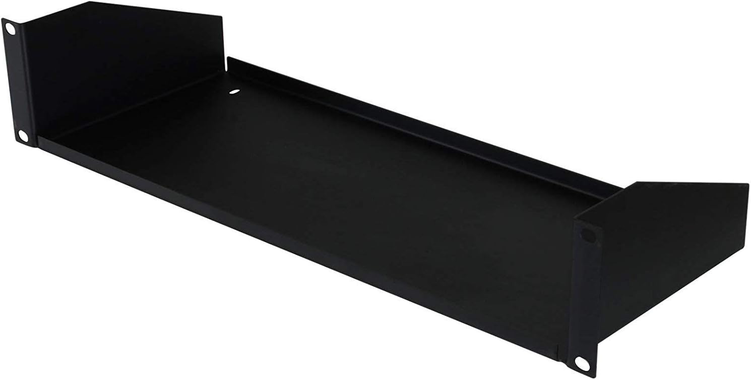 2U Space Rack Shelf/ Shallow version/ 7 in Deep (180mm) For A/V Audio