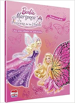 barbie mariposa para colorear