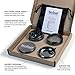 Masterdam Grinders 4-Piece Anodized Aluminum Herb Grinder with Pollen Catcher - Standard 2.2 Inch (Standard (2.2 inch), Gunmetal)