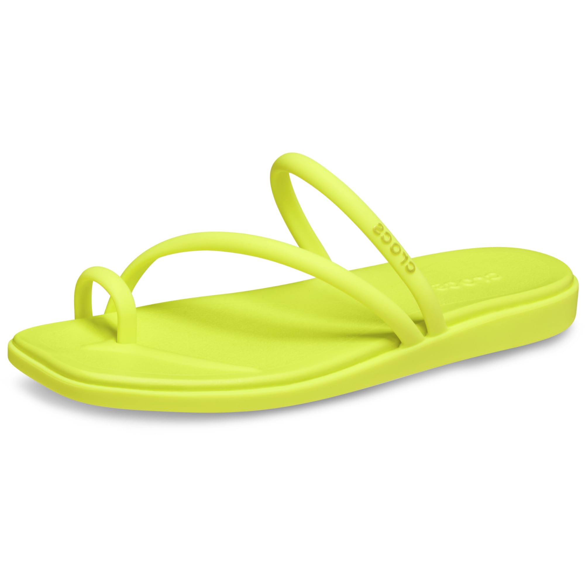 Crocs Womens Miami Toe Loop Sandal, Citrus, 7 Medium Image