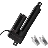 JQDML 24V Heavy Duty Linear Actuator 4 Inch Stroke 660 lbs IP65 Waterproof | 0.2 in/s Speed, Max Load 3000N, Low Noise, with Mounting Brackets, for Window Door Opener, Solar Tracker, RV, Home Automation