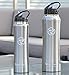 Premium Engineered Solutions Temp Saver Stainless Steel Vacuum Insulated Wide Mouth Double Wall Water Bottle with Straw Cap, 34 oz.