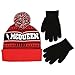Disney Little Boys Cars Lightning McQueen Hat and Gloves Cold Weather Set, Age 4-7