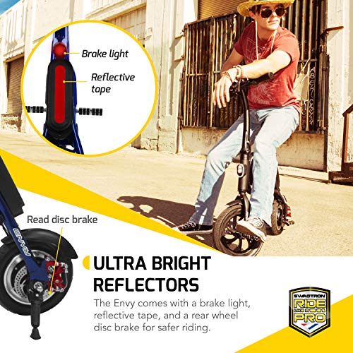 Swagtron 200W SWAGCYCLE Envy Steel Frame Folding Electric Bicycle e Bike w/Automatic Headlight