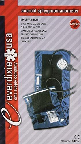 Manual Blood Pressure Cuff audlt thigh size , Aneroid Sphygmomanometer , FDA approved , Ultra large , Thigh Size by EastShore