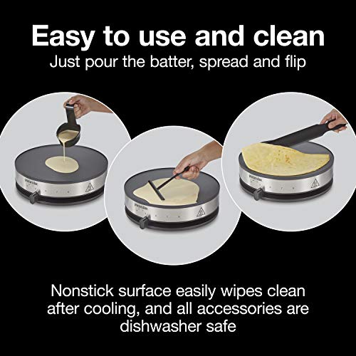 Proctor Silex 38400 Electric Crepe Maker, 13 Inch Griddle & Spatula Pricepulse