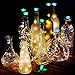 Molcoeur Wine Bottle Lights with Cork 10 Pack Fairy Battery Operated Mini Lights Diamond Shaped LED Cork Lights for Wine Bottles DIY Party Decor Halloween Wedding Festival