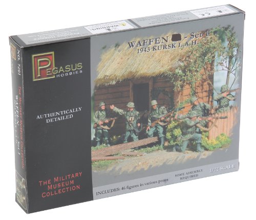 Waffen SS Soldiers Set #1 (46) (Plastic Kit) 1-72 Pegasus