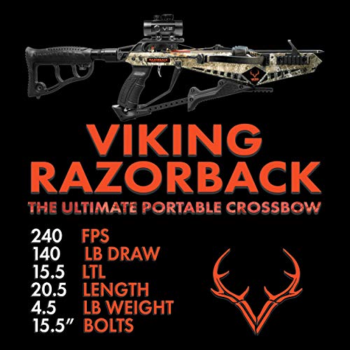 image for Viking Crossbows Viking Razorback Compact Crossbow with Crank Cocking 