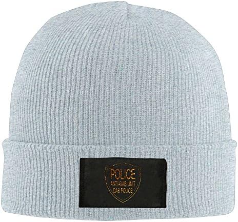 J4g5 Caps Anti DAB Unit Police Mens Soft Beanie Hats Winter Wool Caps
