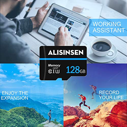 Micro-SD-Karte, 128 GB, mit SD-Kartenadapter, Klasse 10, TF-Speicherkarte 128 GB, High-Speed-Speicherkarte für… – Bild 8