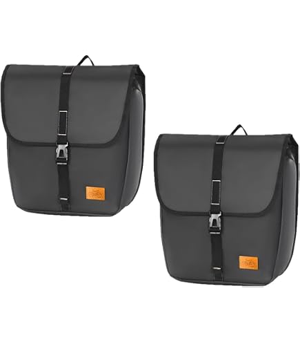 Amazon.com : Brooks Brick Lane Roll-Up Bicycle Panniers : Sports