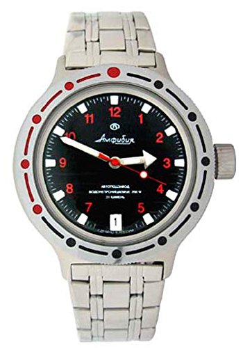 Vostok Amphibian 420280/2416b Russian Military Automatic Mens Watch Divers 200m