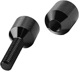 tooloflife 1-1/8" Two Hole Flange Alignment Pin 6061 Aluminum Black Detachable view 2