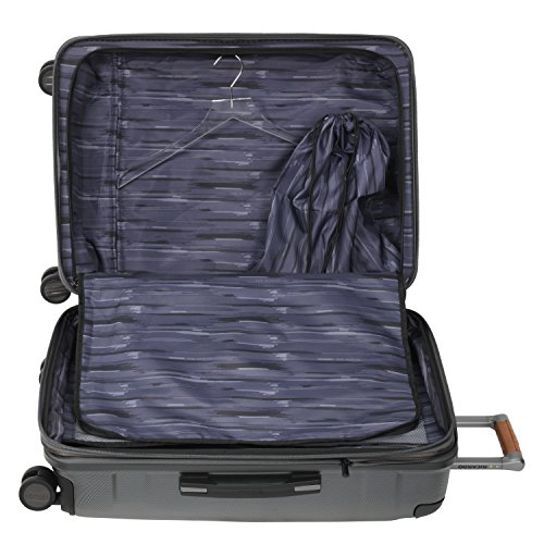 Ricardo Beverly Hills Ocean Drive 25-Inch Spinner Upright Suitcases, Silver