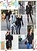 HOTOUCH Women Collared Button Down Long Sleeve Dress Shirt Black Small