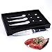 TUO CUTLERY Black Steak Knife Set 4 PCS 5