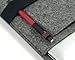 Lavievert Handmade Gray Felt Case Bag Sleeve Protector with Black Elastic Band for Apple 11