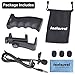 Smartphone Video Recording Stabilizer Kit, Clip-on Lavalier Microphone Laple Mic + Phone Hand Grip Holder Rig Compatible for iPhone Samsung YouTube Livestream Vlog Interview -3.5mm Jack/ 1.5m Cord