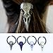 YABINA Women Girls Hair Tie Rope Rubber Bands Elastic Ponytail Holders Pack of 4 (Black+Golden+Silver+Bronze)
