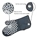 RED LMLDETA Silicone Printing Oven Mitts/Gloves 1 Pair, Heat Resistant to 500 Degree, Non-Slip for Home Kitchen Cooking Barbecue Microwave for Women/Men Machine Washable BBQ (Gray)