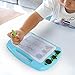 SGILE Magnetic Drawing Board Toy, Travel Magna Doodle Drawing Writing Sketching Pad 3 Stamps, Non-Toxic Colorful Erasable Sketching Pad Tablet Toddler Kids Preschooler, Blue