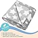 JOIE BEAN Baby Blanket and Stuffed Animal Set for Boys, Girls | 2 Piece Plush Toy Elephant and Soft Fleece Security Throw Blanket for Baby, Newborn | Perfect Baby Shower Present (Grey)
