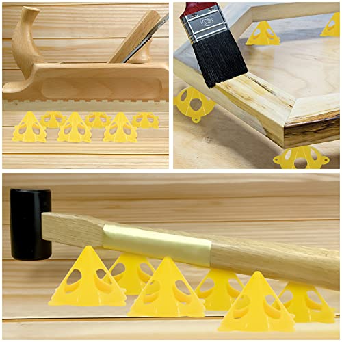 WerkWeit Painters Pyramid Stands 40Pack Paint Triangle Stands Mini