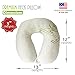 Premium Bamboo Neck Pillow Travel Size - Shredded Memory Foam Travel Pillow Set, Airplane Neck Pillow, Removable Zipper Cover, Flight Pillow Included 3D Sleep Mask