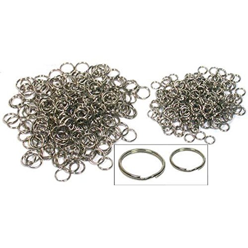 400 6 & 9mm Split Rings Charm Fishing Lure Parts New