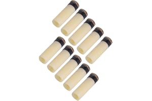 Keenso 10PCS Snooker Pool Cue Tip Repair Tool Kit, Pocket Size Replacement Parts for Billiards Stick