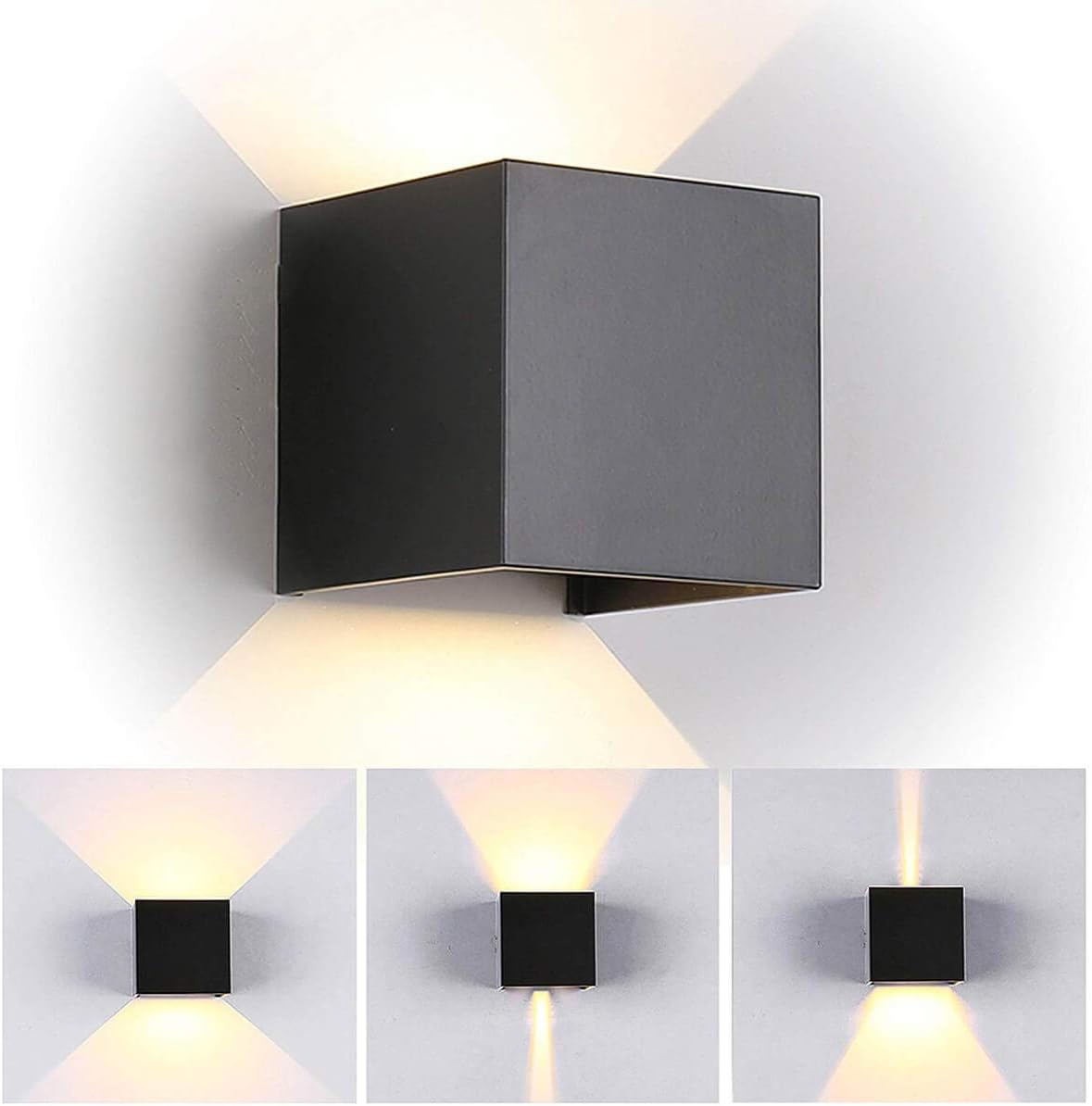 7W LED Wall Light Outdoor/Indoor LED Up and Down Square Wall Lamp