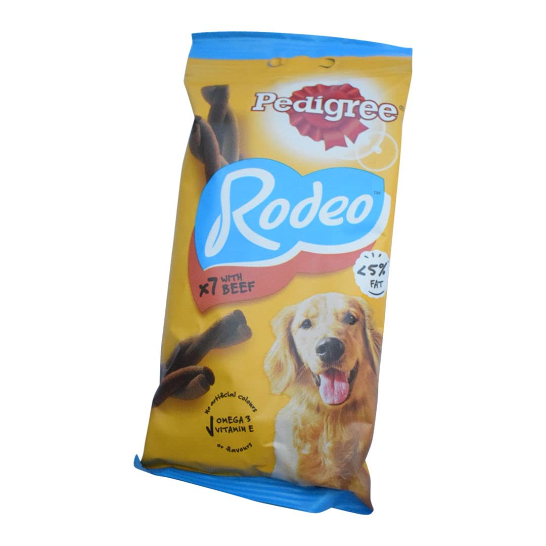 Mars Pet Things Pedigree Rodeo Beef 7 Stick (Pack of 12)