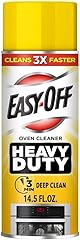 Easy Off Heavy Duty Oven Cleaner, Destroys Tough Burnt on Food and Grease, Lemon Scent, 14.5 oz Can