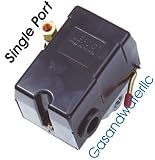 Heavy Duty Pressure Switch for Air Compressor 135-175 psi 26 Amp Single 1 Port