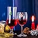 18 Pieces Christmas Wine Glass Charms Cocktail Drink Markers with Suction Cup Cocktail Charms for Christmas Party Supplies