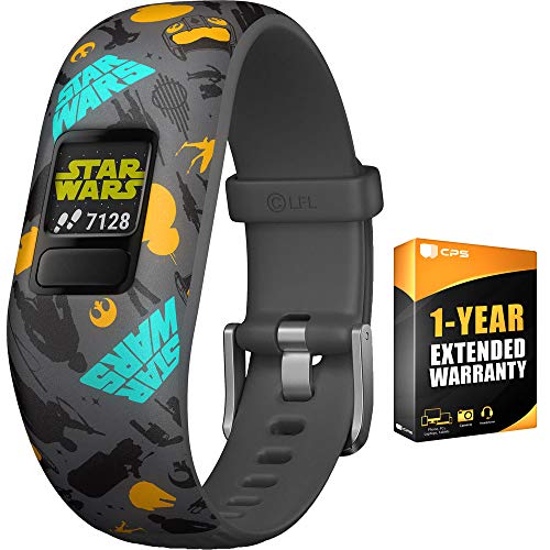 Beach Camera Garmin Vivofit jr. 2 - Stretchy Adjustable Activity Tracker for Kids + 1 Year Extended Warranty (Star Wars Resistance)