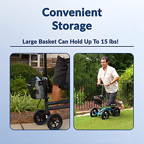 KneeRover Knee Scooter Basket Accessory with Convenient Handle