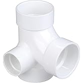 4872 4X4X4X2 PVC TEE W/Right INL PVC