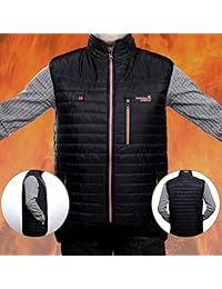 GENERAL ARMOR Chaleco eléctrico con calefacción Carga por USB Ropa térmica para hombres o mujeres