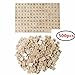 XADP 500PCS Wooded Letter Wood Pieces